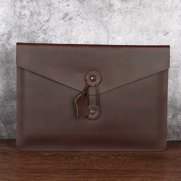Manufacturers men's hand bag iPad computer bag 13 inch leather envelope bag document kit business horizontal official business