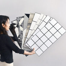 仿瓷砖贴纸厨房防油电视背景墙面翻新墙纸防水防潮铝塑板墙贴自粘