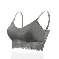 Little fairy beautiful back lace sling tube top anti-exposure inner and outer wear sports yoga vest women's French bra