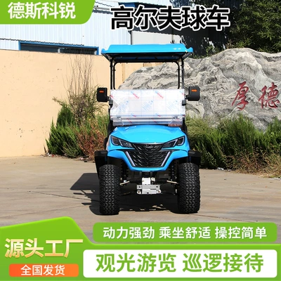 Electric golf cart for resort properties, scenic areas, sightseeing, reception, and tourist tours