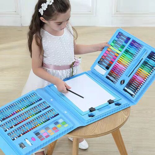 Brush wholesale watercolor pen color pen color pen art painting painting set colored lead learning stationery children's gift box