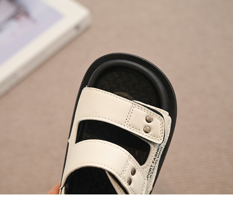 Boys Sandals Soft Soled Summer Beach Shoes For Kids And Students_voghion.com