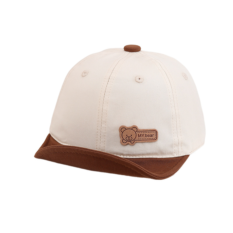 Sombreros para bebés lindos gorras de lengua de goma suave primavera / otoño / invierno gorras de béisbol para bebés varones y niñas sombreros de algodón versátiles