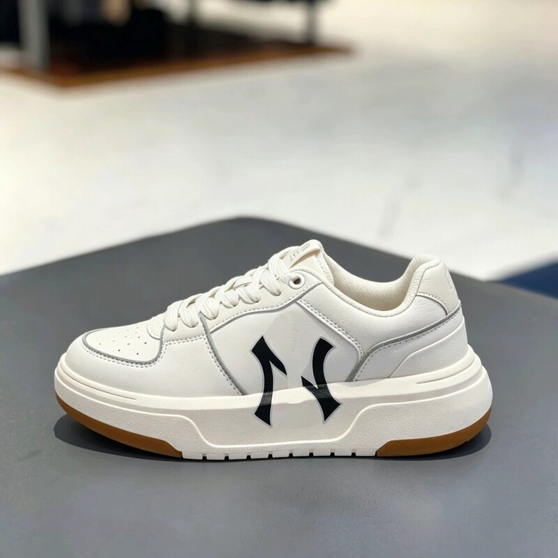 Putian Sneakers for Women and Men, Cross-Border Yankees Retro Print, Height-Increasing Thick-Soled Casual Shoes