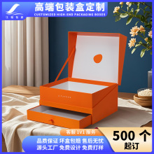 高档化妆品包装盒私户套盒美容院私密产品礼盒定制冻干粉皮盒抽屉