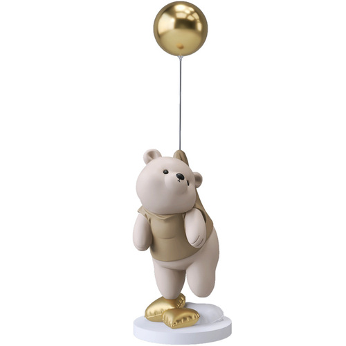[6 pieces] Trendy bear living room decorations, home accessories, entrance TV cabinet decoration, housewarming gifts
