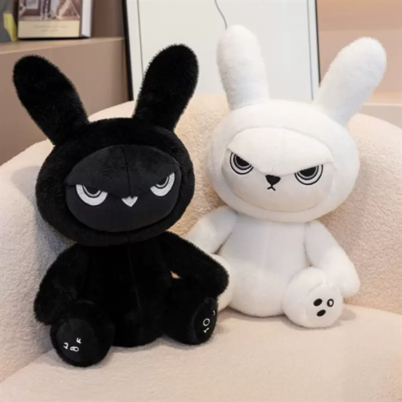 大尾巴狐狸 可爱种花家小兔子公仔兔傲天玩偶毛绒玩具B96