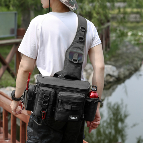 Lure Bag New Multifunctional Fishing Bag Travel Outdoor Sports Single Shoulder Crossbody Lure Waist Bag Men's Factory