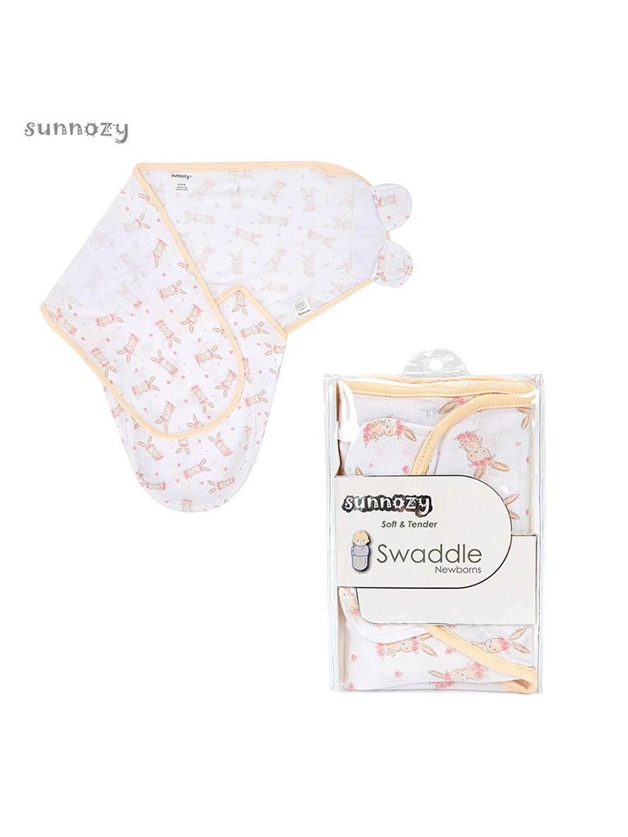 Saco de dormir para recién nacidos de algodón anti-shock de verano Sunnozy comercio exterior lindo bebé estampado bolso para bebé edredón