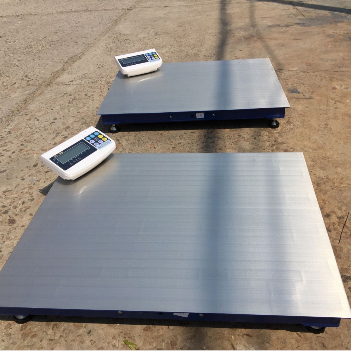 带RS232/RS485接口打印不锈钢地磅秤1-3吨厨余垃圾适用防水平台秤