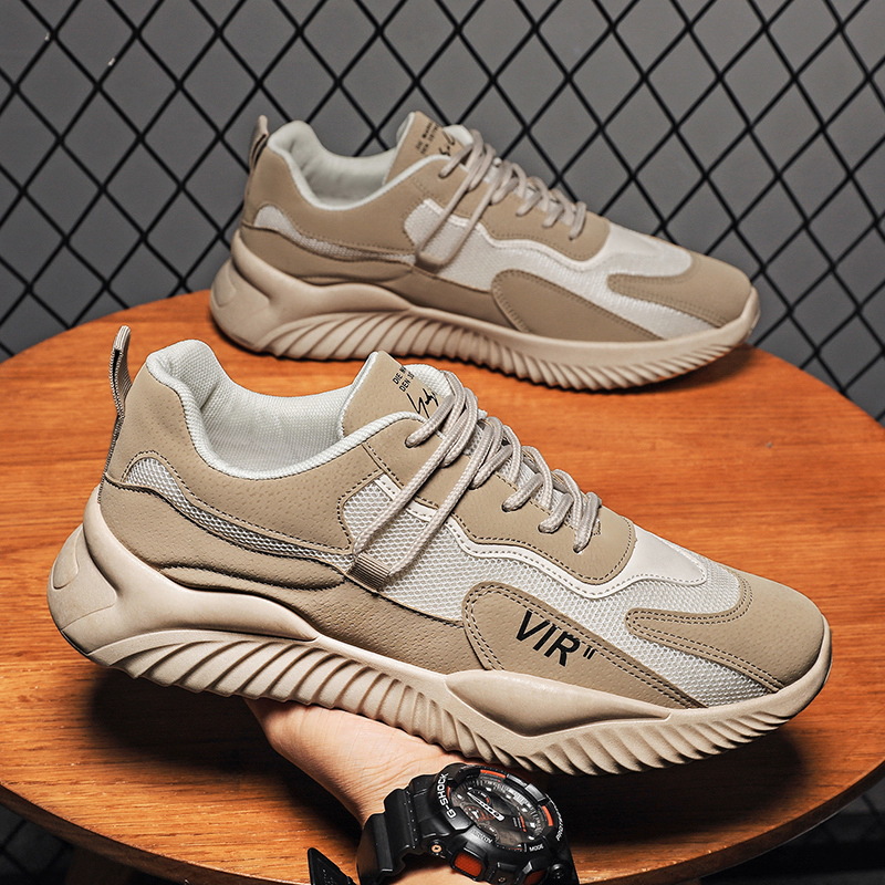 Zapatos de hombre 2024 nuevas zapatillas de primavera mallas transpirables zapatos blancos zapatos de running casuales para hombres zapatos de moda