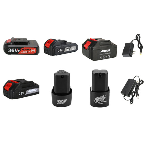 Electric screwdriver battery 12V lithium electric drill battery motor Cordless drill battery pack charger 12V motor