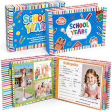 �羳��School Memory Book Scrapbook for KidsУ�@�ؑ�䛼��N��