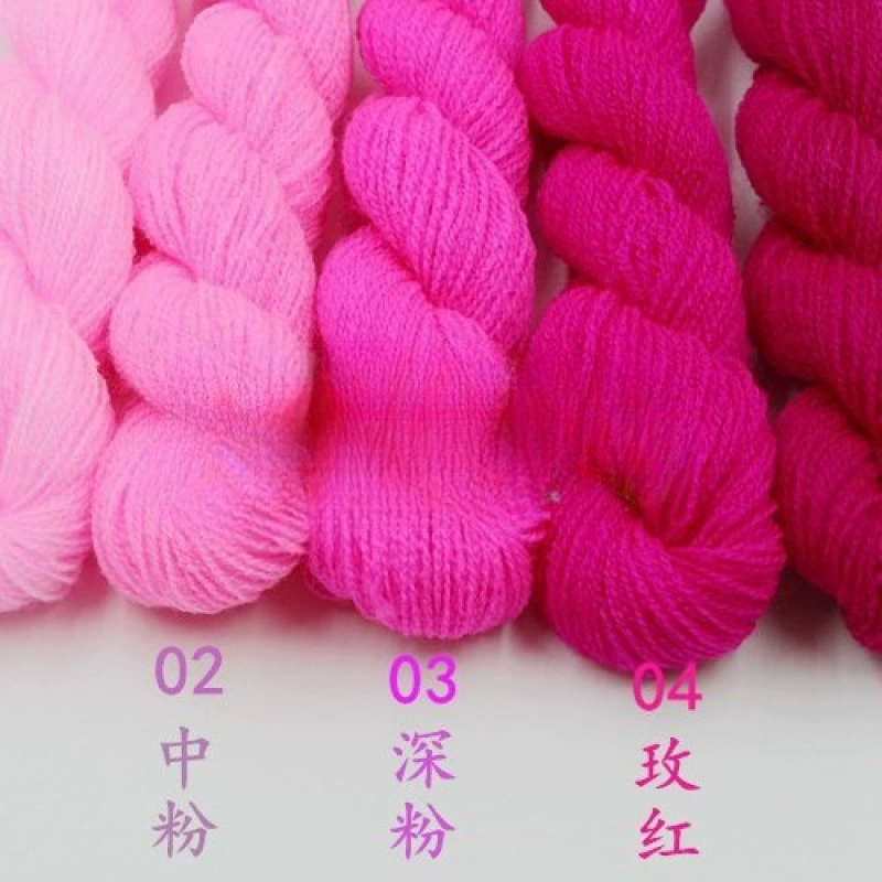 Акриловая пряжа для вязания, тонкая пряжа, тонкая шерстяная пряжа, пряжа для вышивания, детская пряжа для вязания крючком, объемная пряжа, кукольный кашемир.