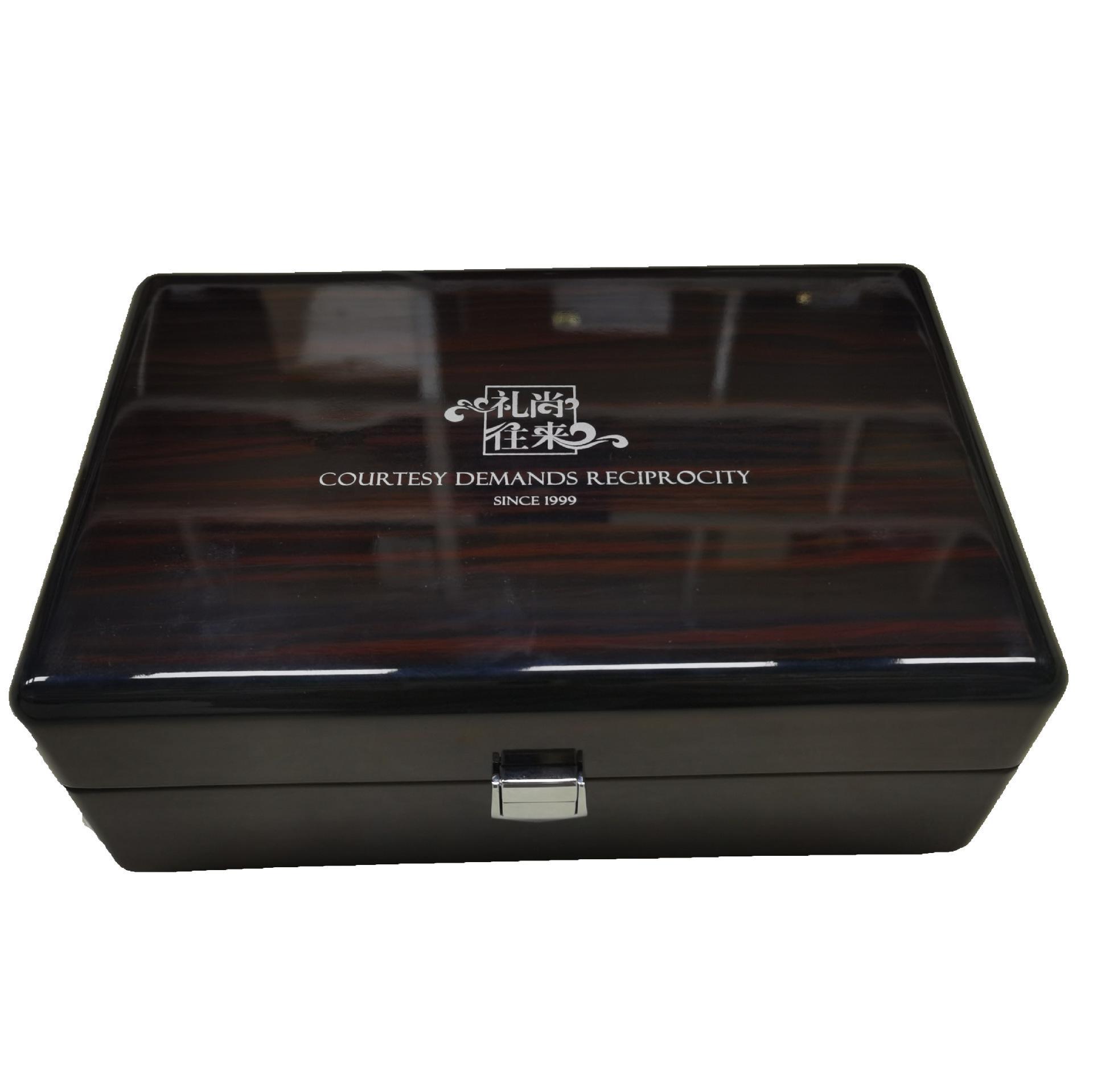 Customized Watch Box Mirror Piano Paint Wooden Box High Gloss Pe Paint Polished Watch Box Ebony Box Retro Gift Box