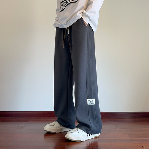 Teen pants boys spring and autumn junior high school students high school students casual sweatpants handsome big children's straight pants