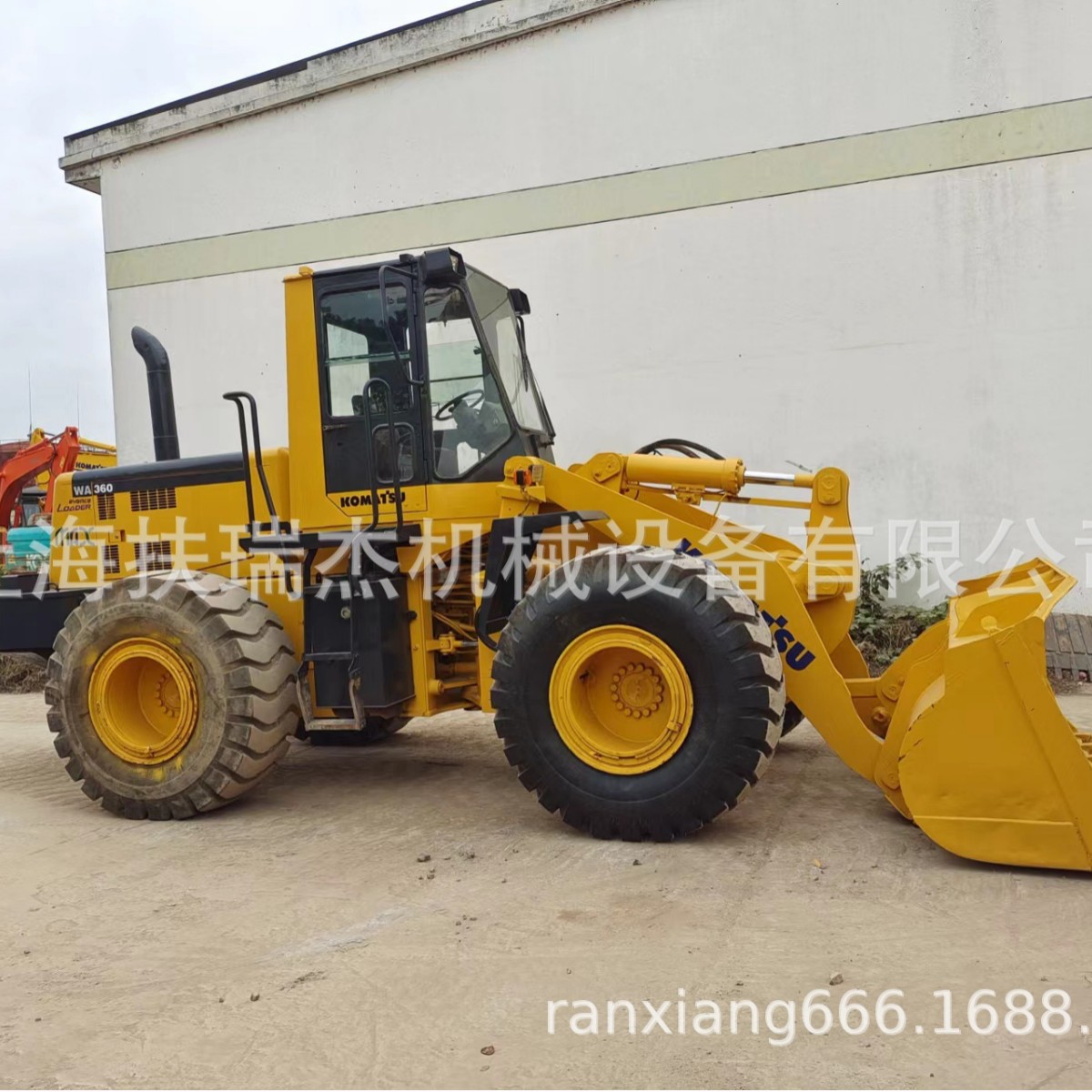二手小松装载机 WA360 装载机铲车现货上海出口