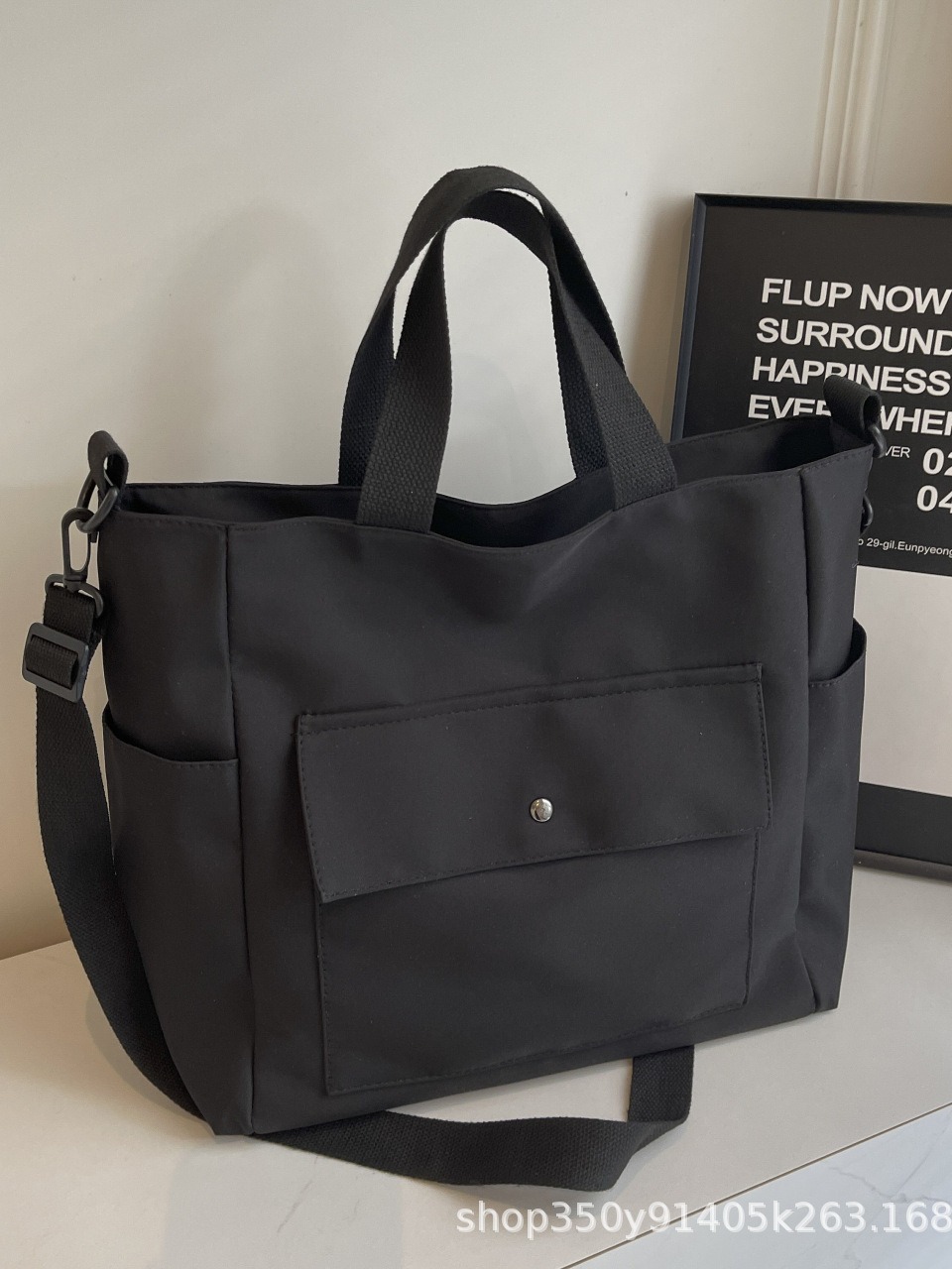 Ins bolso de lienzo de nicho de gran capacidad bolso de mano para estudiantes de clase bolso de hombro para mujeres Harajuku ulzzang