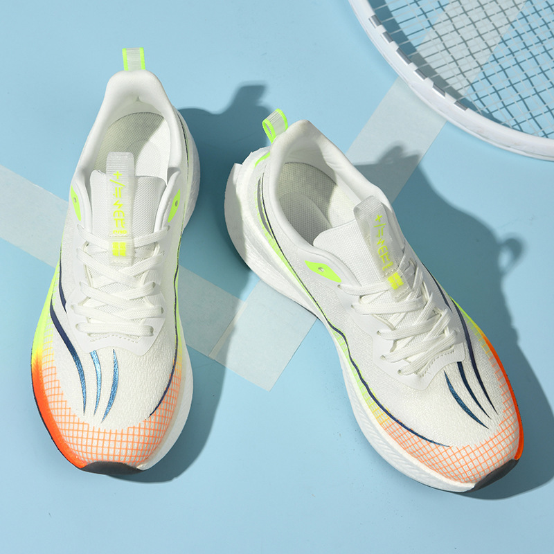 Red Rabbit Running Shoes for Men and Women, Adult and Children's Popcorn Soles, Comfortable High-End Sports Shoes, Racing Training Running Shoes