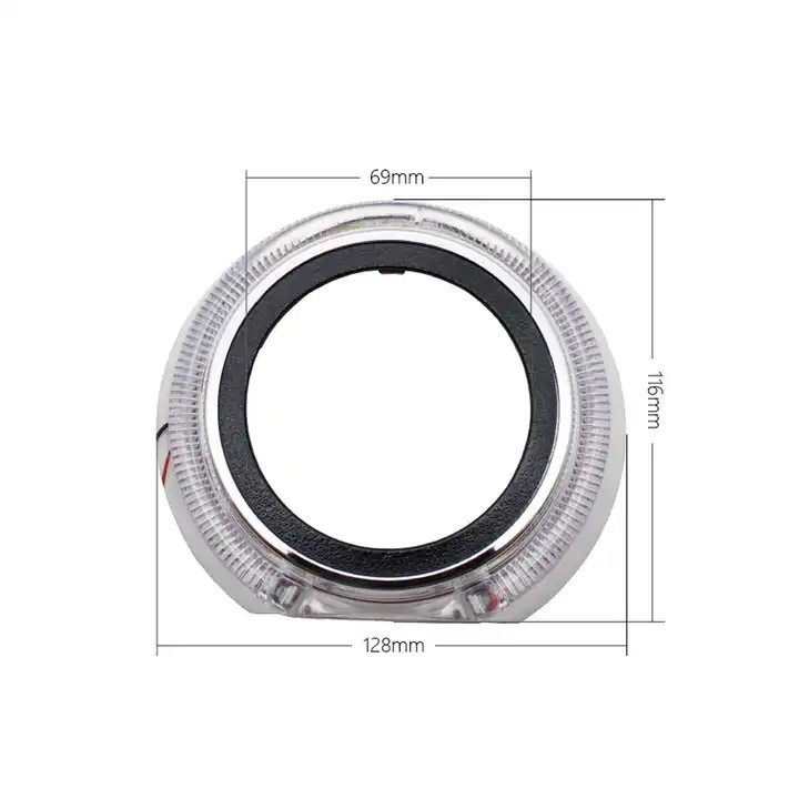 3,0 Smax cubierta integrada lente de la linterna del coche cubierta decorativa 3,0 Angel Eye sola sombra semicírculo