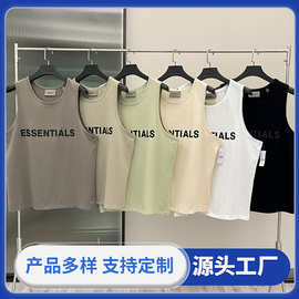 美式潮牌背心FOGessentials夏季男女高街坎肩宽松休闲打底衫无袖