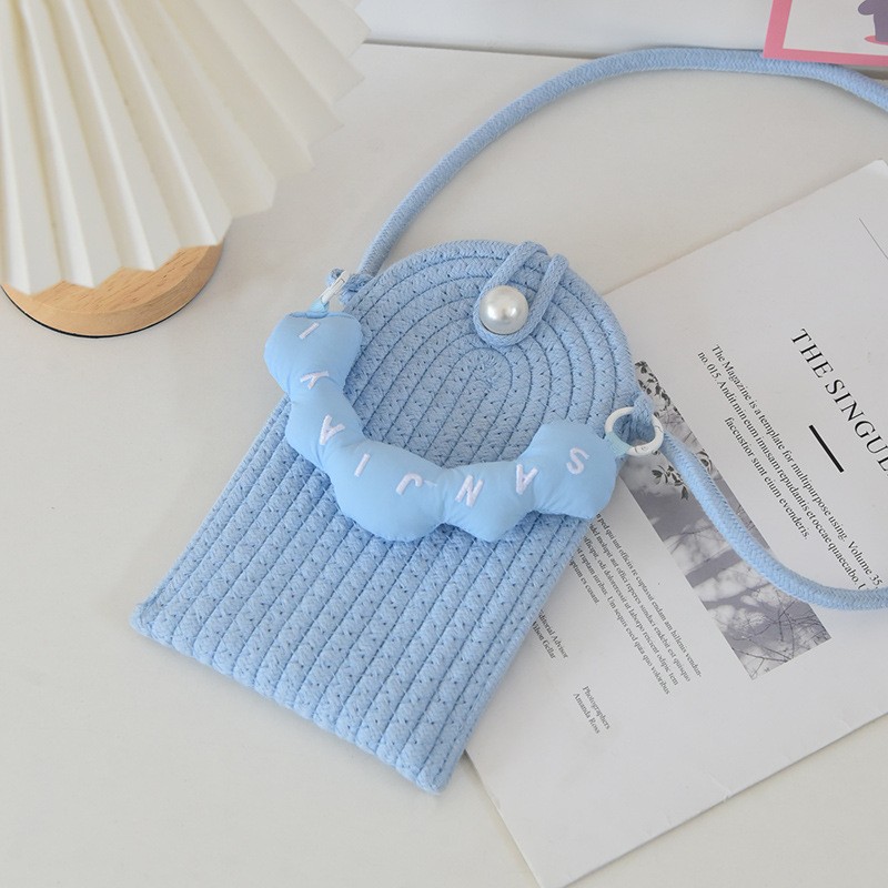 레터 핸들이 있는 스타일 4 파란색