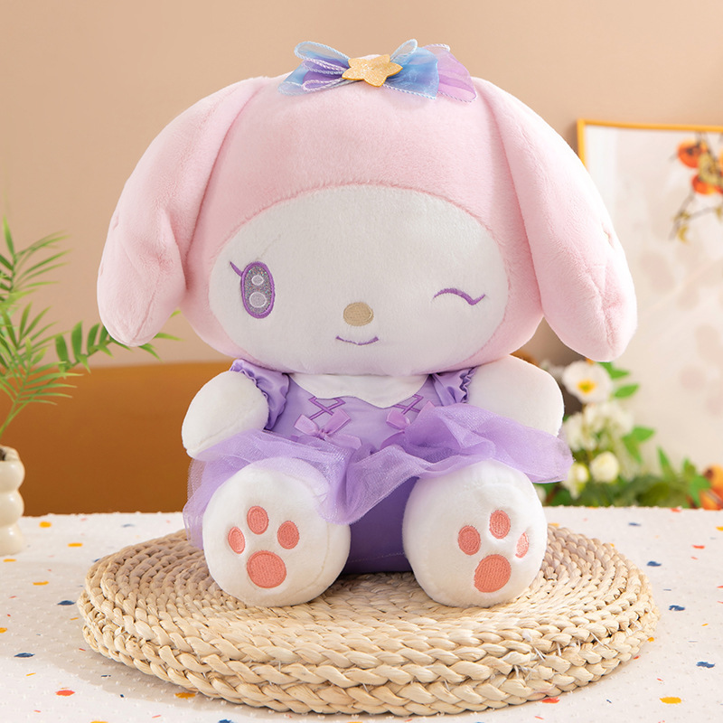 新しい紫色のスカートのクロミのぬいぐるみの人形の女の子の子供の抱き枕のプレゼントの卸売り|undefined