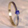 6mm Great Wall Pattern Royal Blue Shell