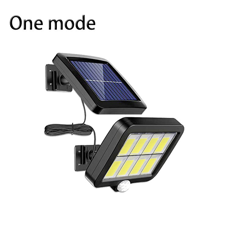 Nueva luz solar de inducción del cuerpo humano dividida lámpara de jardín exterior lámpara de pared LED impermeable iluminación exterior farola