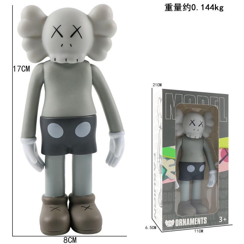 ネットの赤い手作りのカウスのx目のkawsの個性の模型の公の子供の自動車の置物の装飾の子供機の贈り物|undefined