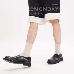 33013 Zhuji socks men's simple gentleman socks White autumn and winter white collar office worker socks business cotton socks short socks