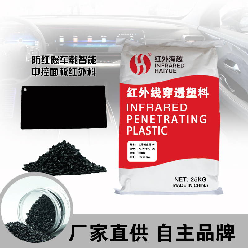 防红曝车载雷达透红外塑料 抗干扰隐秘红外塑料IR800 激光雷达罩