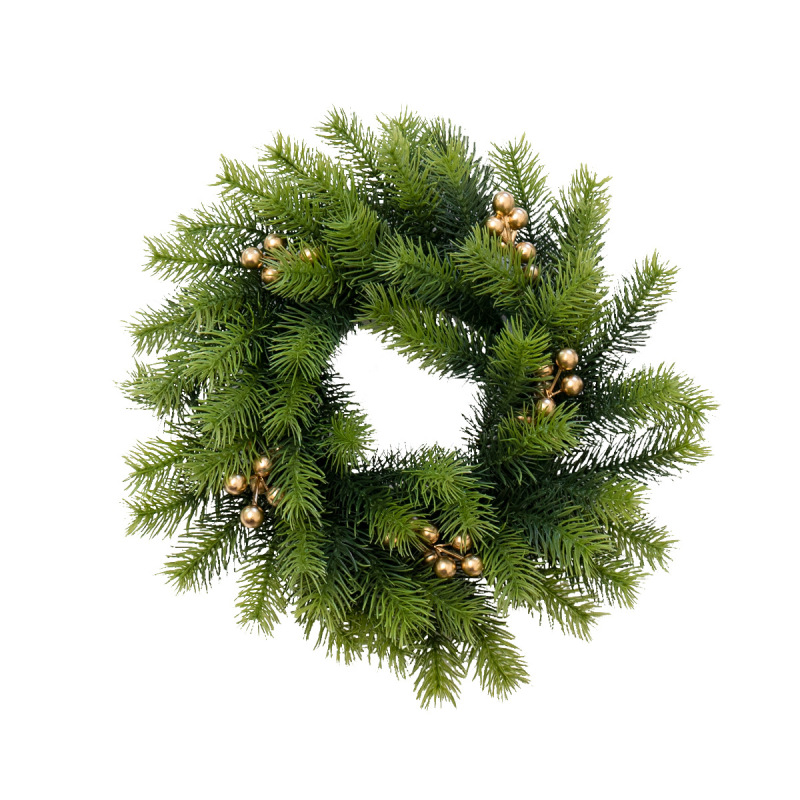 在庫あり Amazon クリスマスガーランドドアリングシミュレーション松葉ガーランドクリスマス人工緑の植物装飾ドアと窓の吊り下げ装飾|undefined