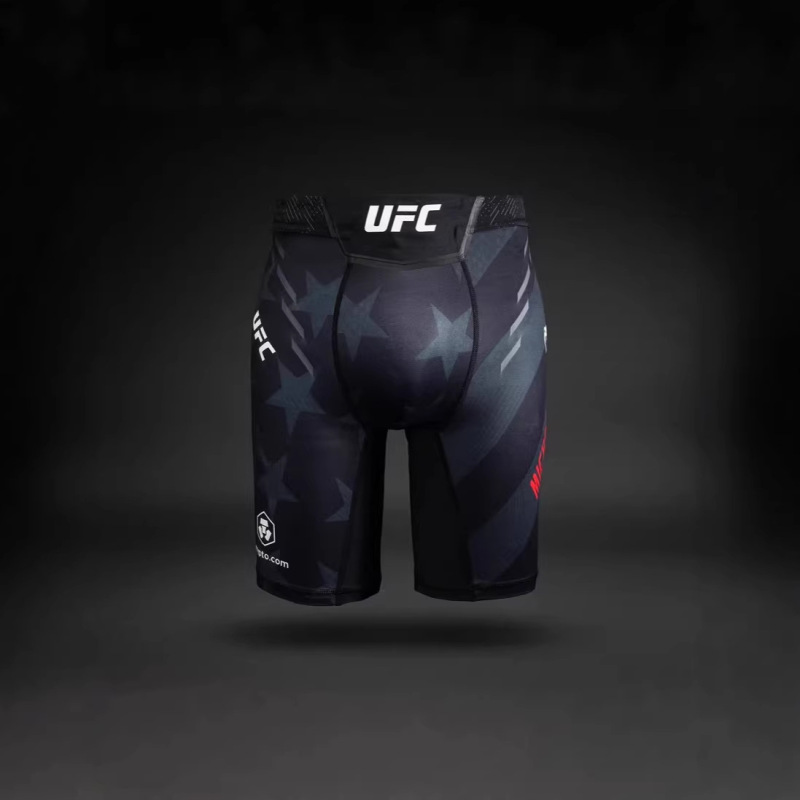 2026 Loose Summer 3D Digital Printed Ufc Sports Shorts Men's Export European and American Street Summer Casual Shorts