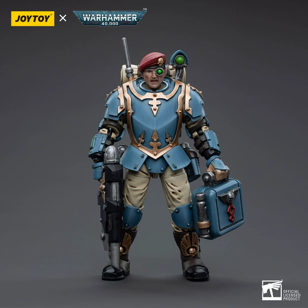 JOYTYO AnYuan Warhammer 40K Astra Militarum Stormtrooper Command Team, подвижная фигурка солдата 1:18