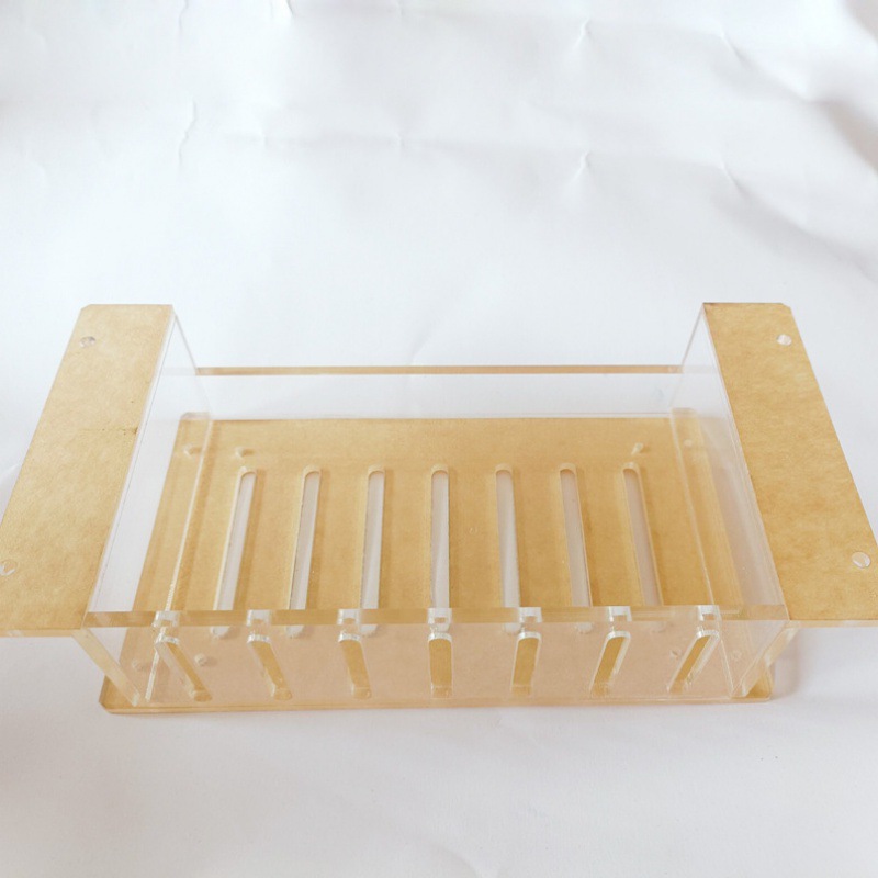 高透明亚克力雕刻加工抛光切割激光制品隔板打孔有机玻璃手工