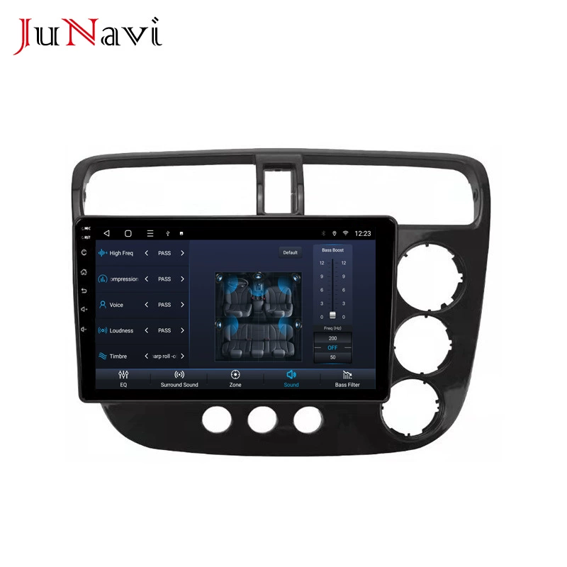 Подходит для Honda Civic 00-06 правый пептид Android большой экран внедорожник центральной навигации беспроводной CarPlay