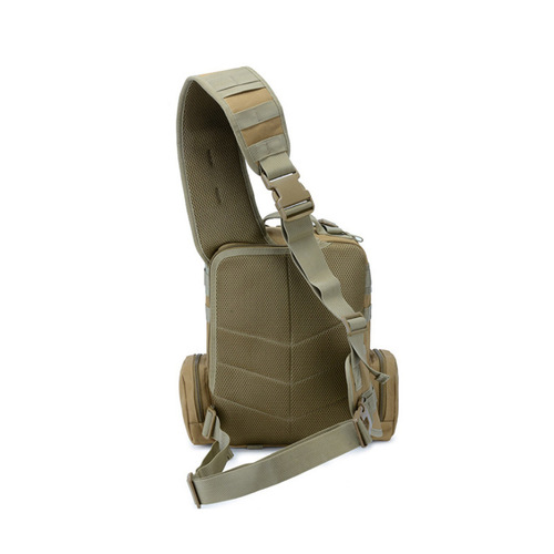 Cross-border military camouflage large-capacity saddle bag men's multi-functional outdoor shoulder bag sports tactical chest bag crossbody bag
