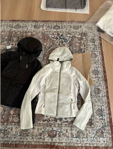 Autumn and Winter 26 New Colors Women's Short Slim-Fit Hiking Cotton Jacket, Lightweight Hooded Outdoor Casual Windproof and Warm Cross-Border