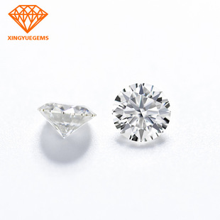 Wuzhou xingyue jewelry wholesale D- E color VVS round eight arrows naked stone with moissanite instructions of the general administration of customs