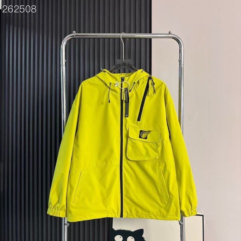 跨境STONE ISLAND石头新款防晒衣冲锋衣外套夹克岛男女情侣装潮牌|undefined