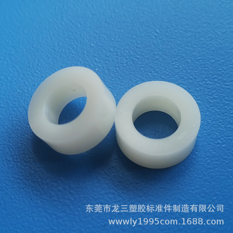 龙三塑胶厂供应11*6*4直通管 圆形直通塑料隔离管 ABS间隔柱