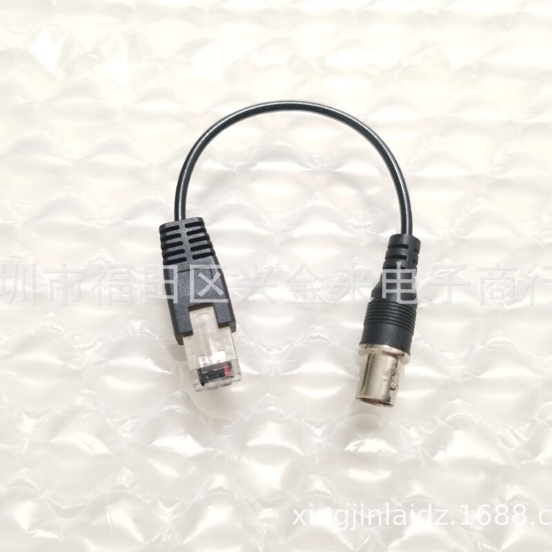 Rj45 to Bnc Female Connector Cable Ethernet Network Cable Flexible Coding Cable to Bnc Video Coaxial Monitor Cable