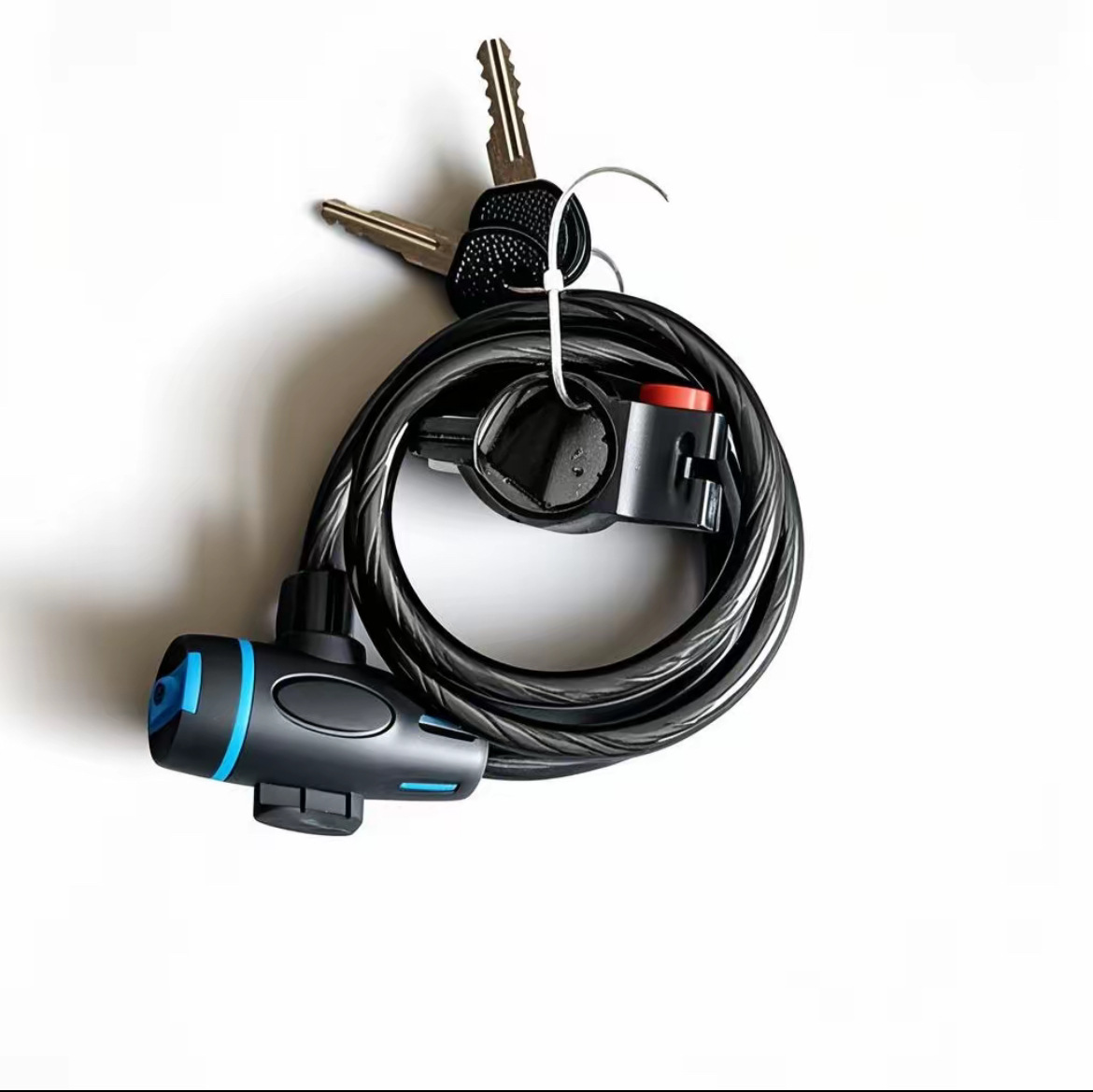 Cerradura de automóviles de fábrica de fuente Cerradura de alambre Cerradura de bicicleta de montaña Cerradura de anillo de cable de acero especial con llave Cerradura de bicicleta image 5