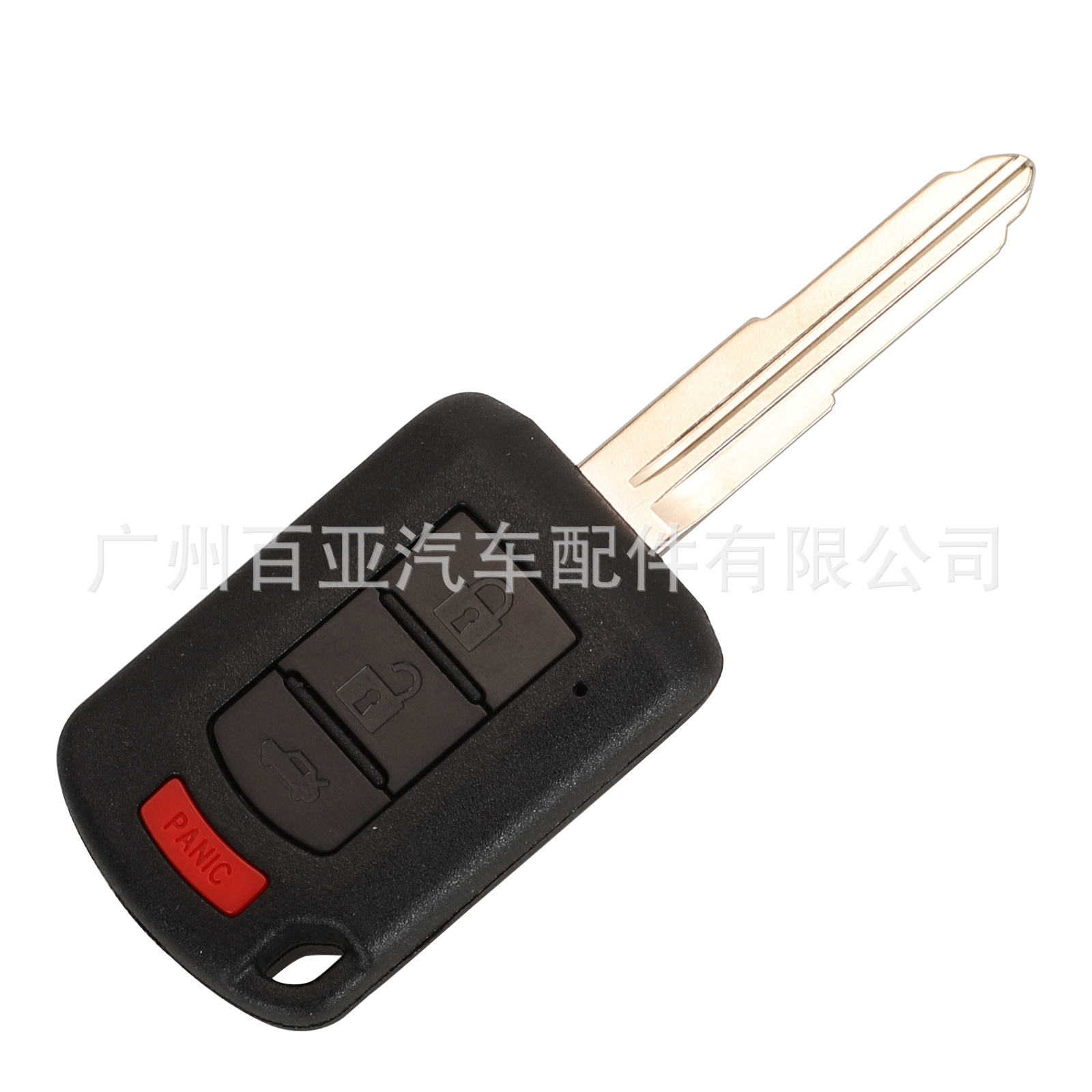 Suitable for Mitsubishi Yishen ASX Yige 2-key 3-key 4-key straight plate remote control car key shell replacement shell right embryo