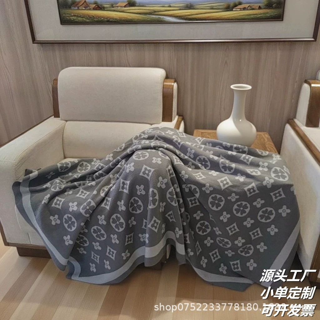 Простое современное покрывало для дивана, универсальное одеяло для офиса и отдыха, покрывало для кровати в гостевом доме или отеле, с возможностью индивидуального заказа.