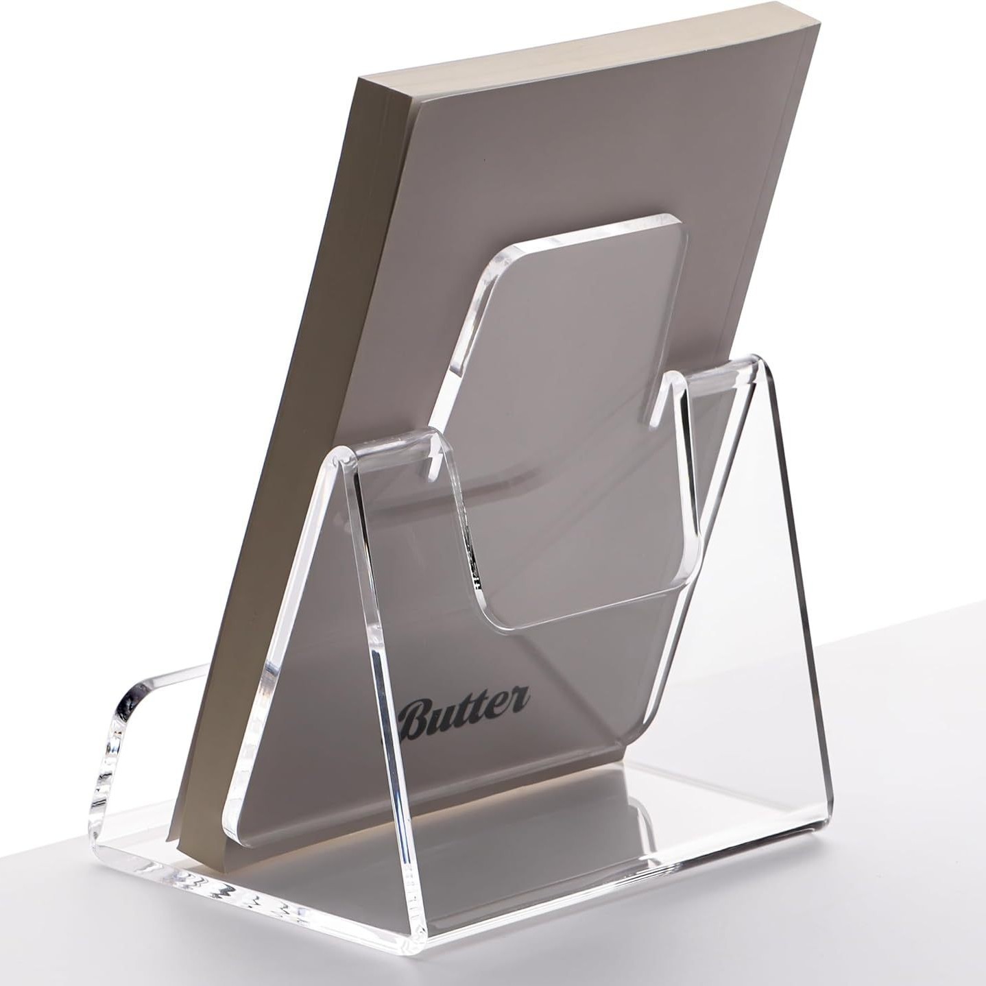 高透明亚克力书架书立资料展示架手机支架定制加工厂批量生产