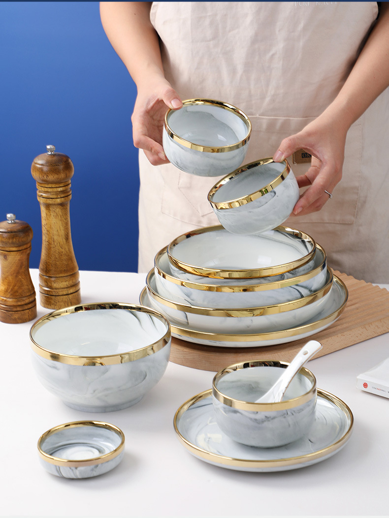 大理石纹餐具_18