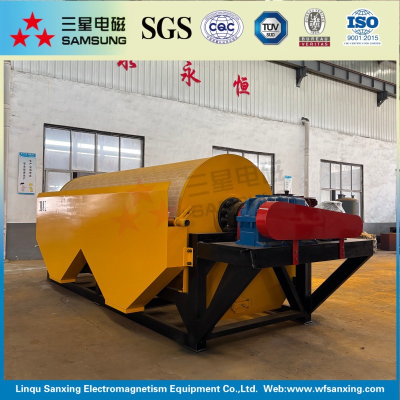 CTB系列坚固耐用型滚筒磁选机 采用固定多极磁系封装 长期稳定高