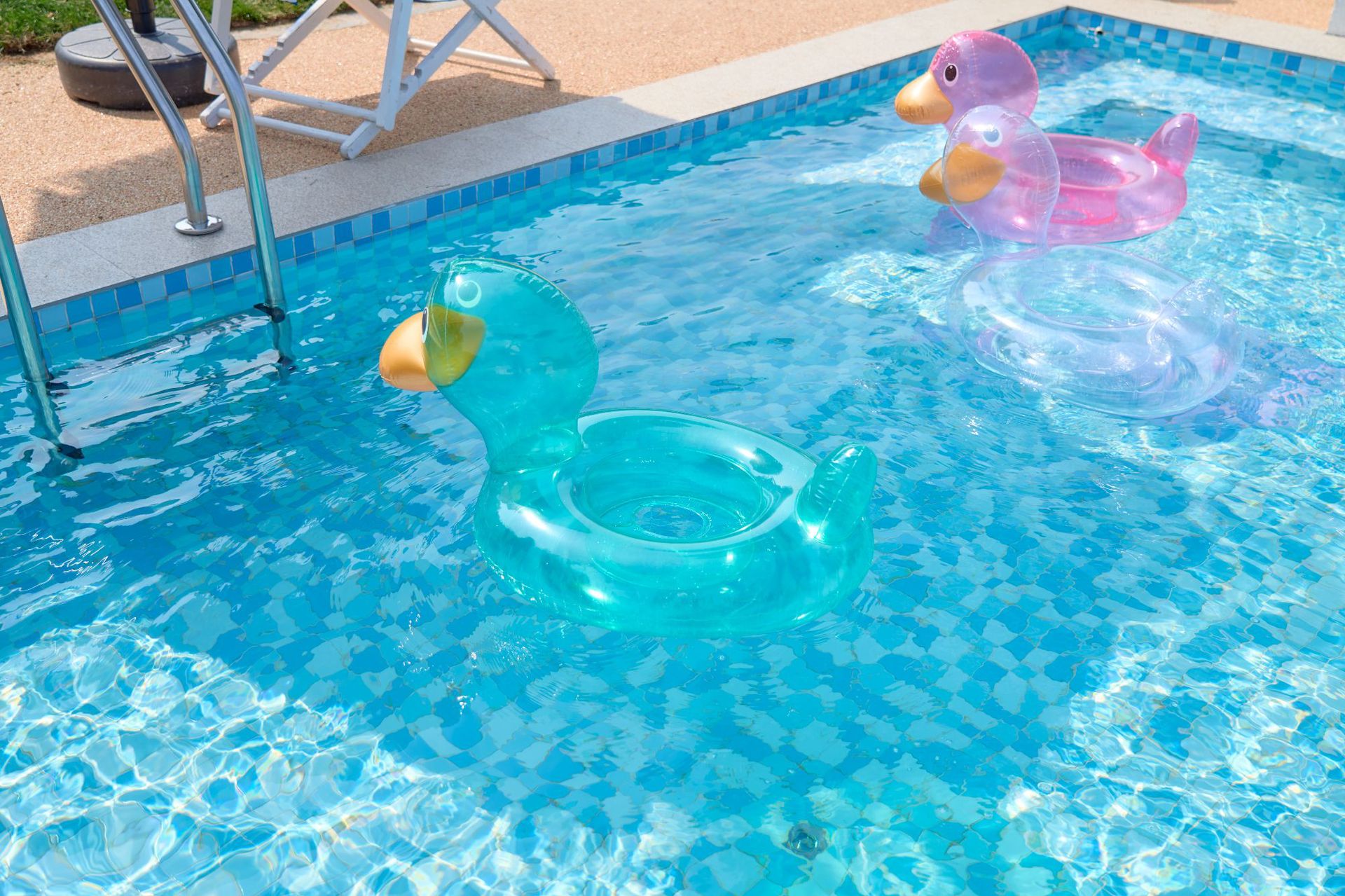 Cute Duck Pvc Swimming Accessories display picture 2